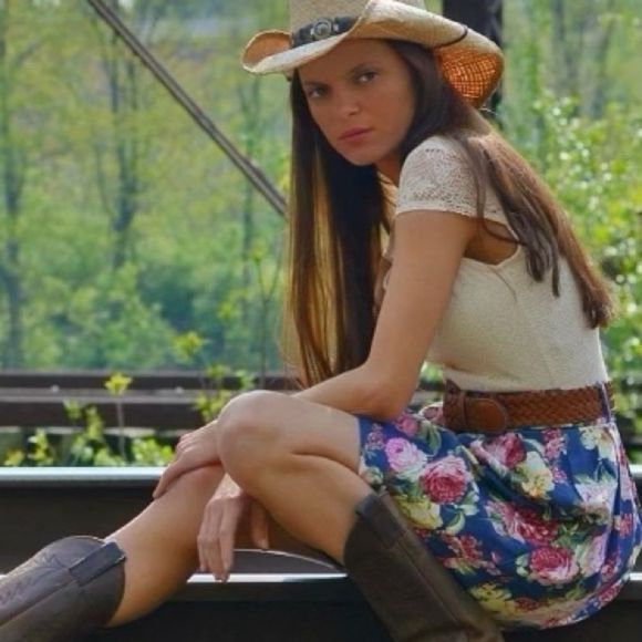 Delia's Juniors Womens Floral A-Line Dress with Lace Detail. Beautiful! - Picture 1 of 4